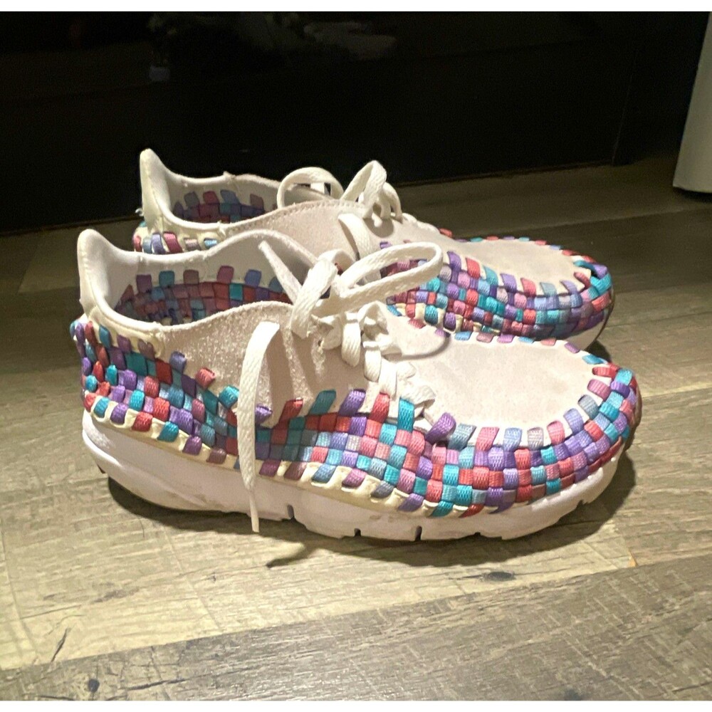 Nike Air Footscape Woven Pastel Multi-Color Women's Size 6 917698-100 2017 Rare